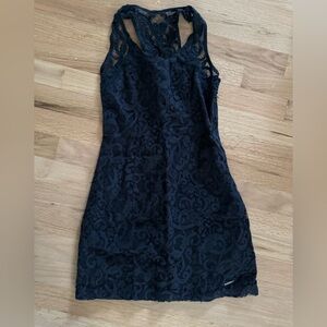 Abercrombie and Fitch racer back navy dress
